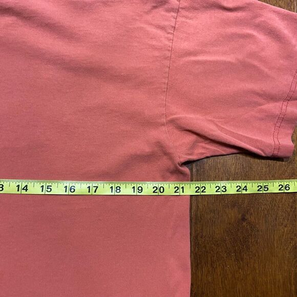 Earth Collection Vintage 90s Santa Fe New Mexico Embroidered Peach T-Shirt Large - Picture 8 of 9